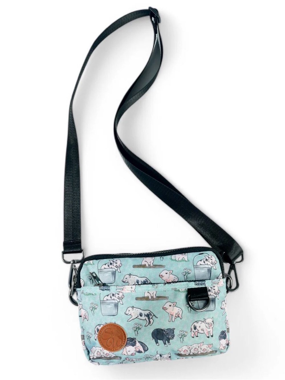 Sipsey Wilder *NWOT* Women's Piggy Patch Crossbody Bag with Adjustable Strap